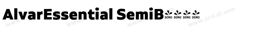 AlvarEssential SemiB字体转换
